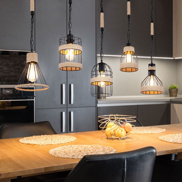 Hurrah 5-Light Industrial Pendant Lighting