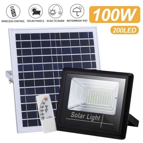 Solar Floodlight with Remote Control 100W