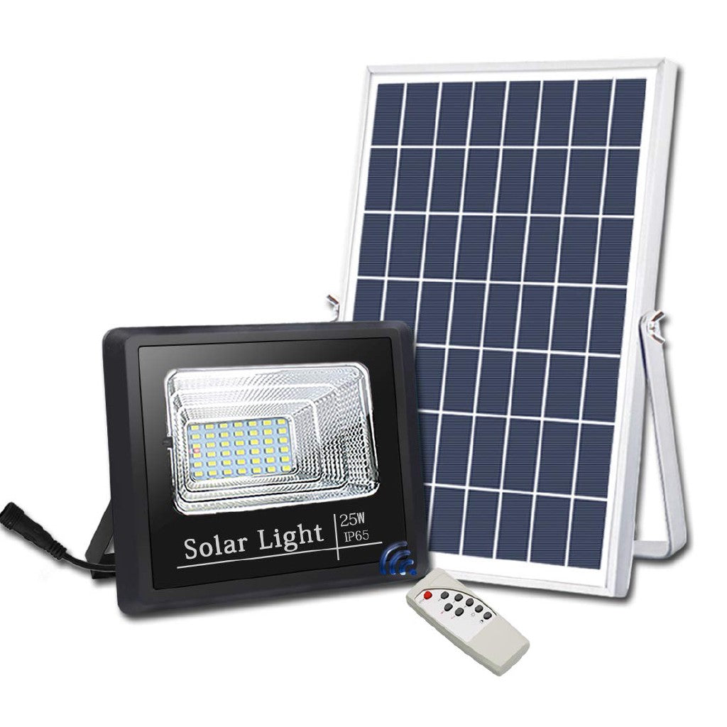solar floodlight with remote control