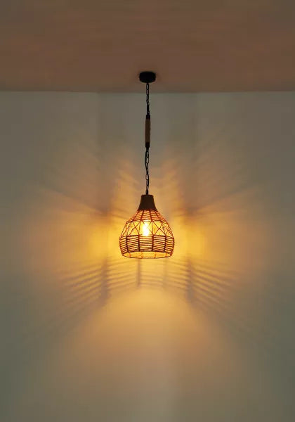 Vintage Hemp rope style PENDANT LAMP M89