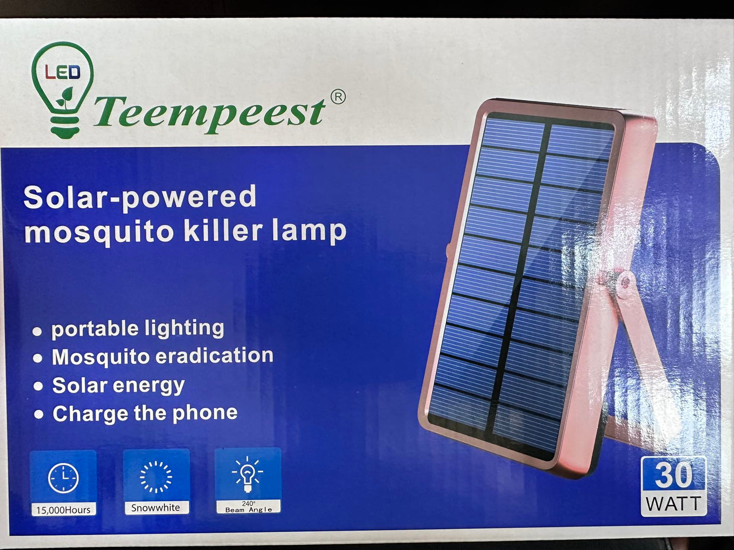 Solar-powered mosquito lamp BQ-MK 30W