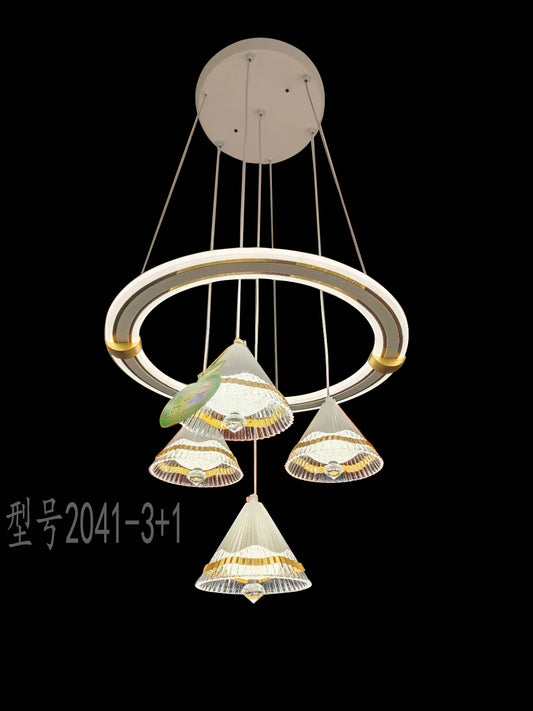 Modern pendant light dining chandelier 2041-3+1