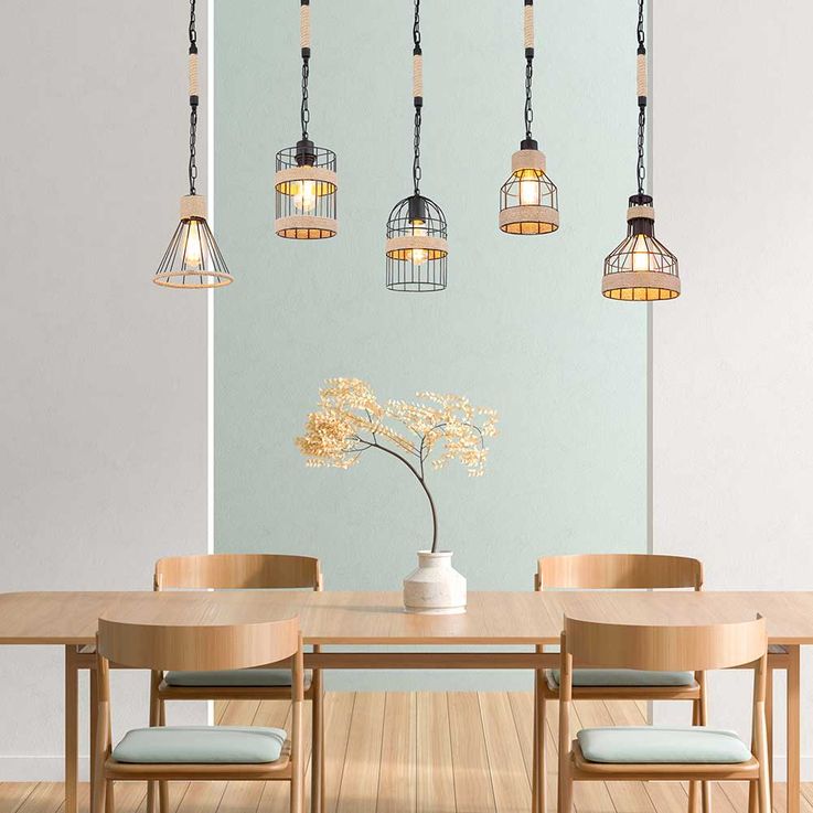 5 hangers Suspension Pendant Light, Hanging Lights